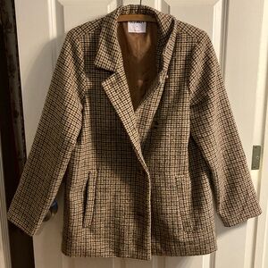 Size Medium Old Navy Plaid Blazer Jacket
